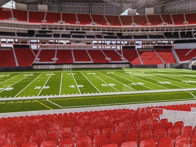 Mercedes-Benz Stadium - Section Gullwing Club 17 Seat View