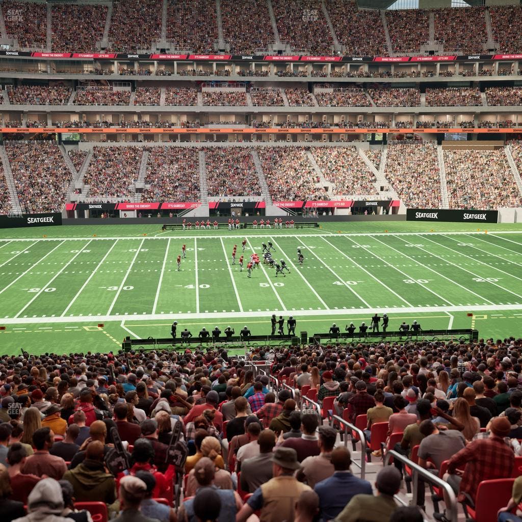 Mercedes-Benz Stadium - Section Gullwing Club 17 Seat View