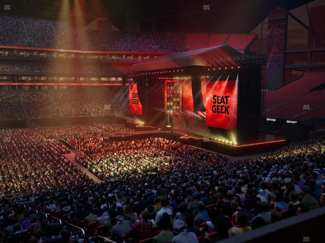 Mercedes-Benz Stadium - Section Gullwing Club 17 Seat View