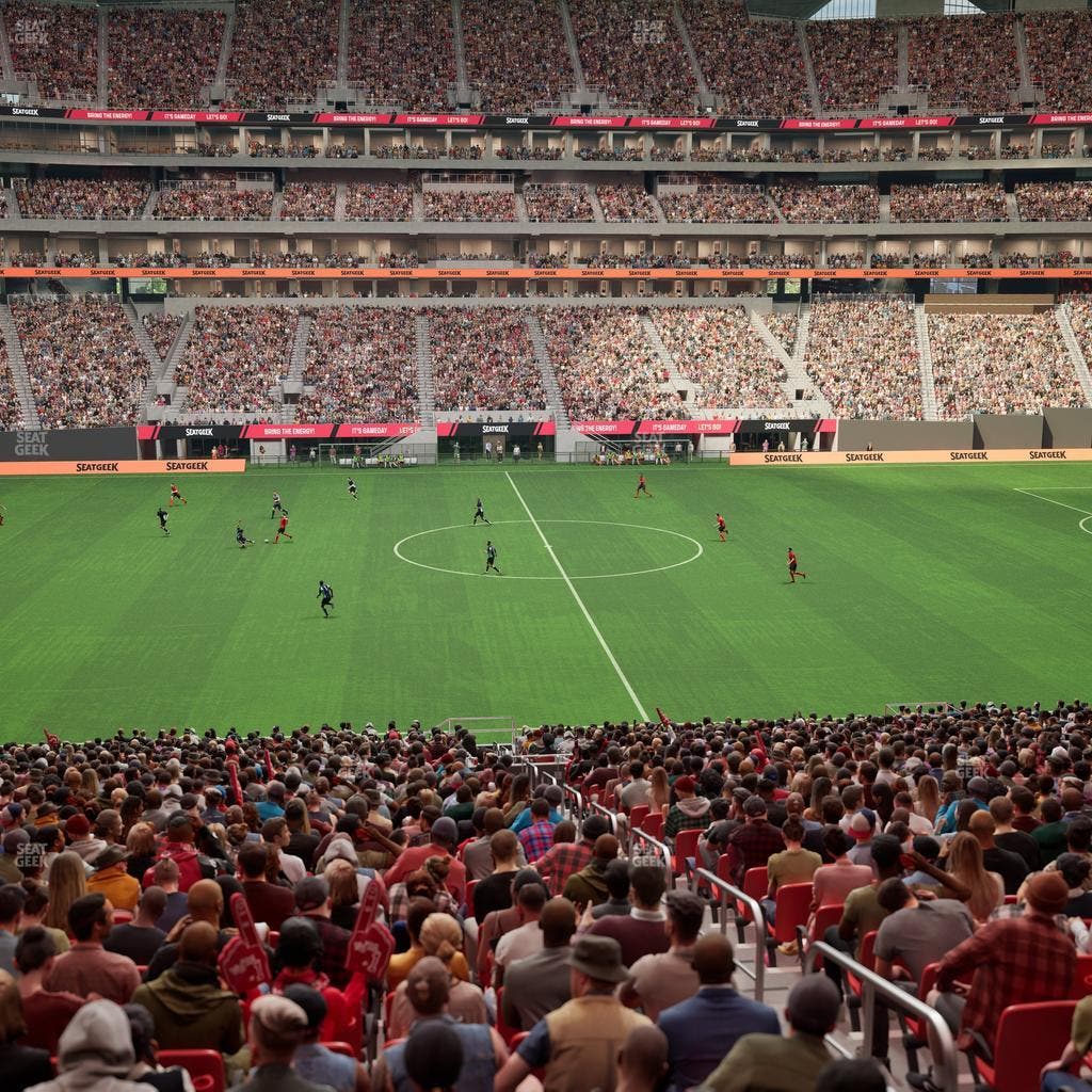 Mercedes-Benz Stadium - Section Gullwing Club 17 Seat View