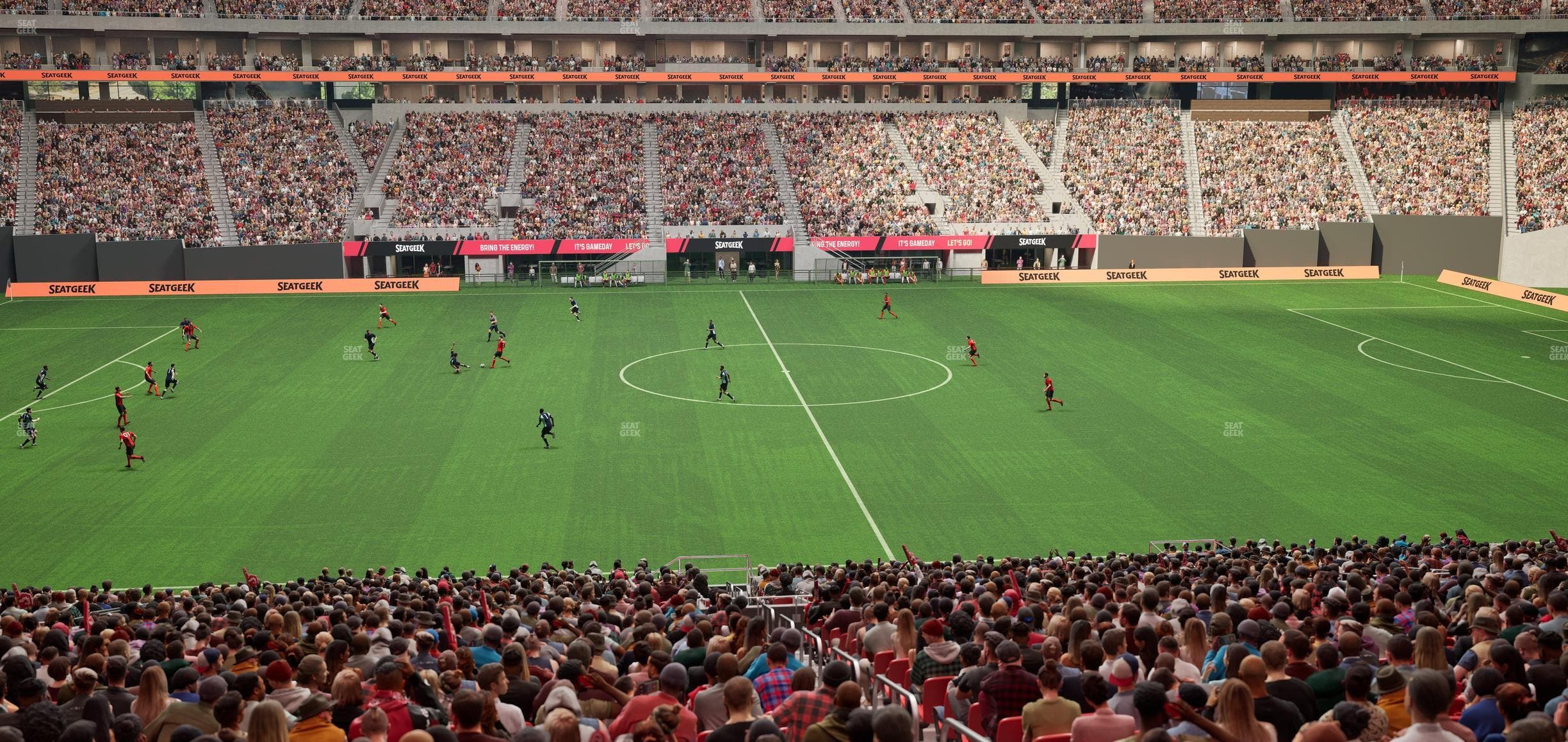 Mercedes-Benz Stadium - Section Gullwing Club 17 Seat View