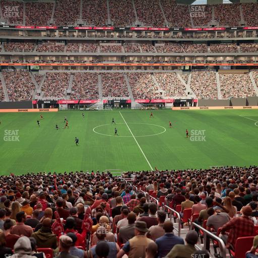 Mercedes-Benz Stadium - Section Gullwing Club 17 Seat View