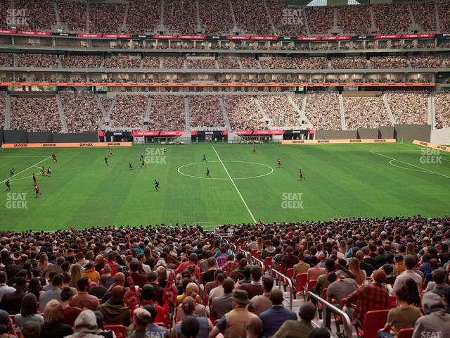 Mercedes-Benz Stadium - Section Gullwing Club 17 Seat View