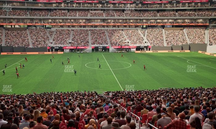 Mercedes-Benz Stadium - Section Gullwing Club 17 Seat View