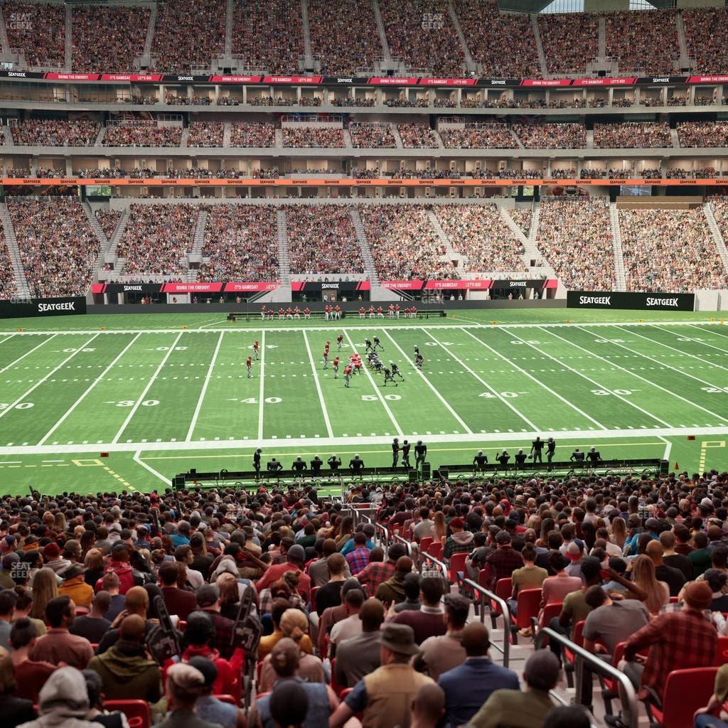 Mercedes-Benz Stadium - Section Gullwing Club 17 Seat View