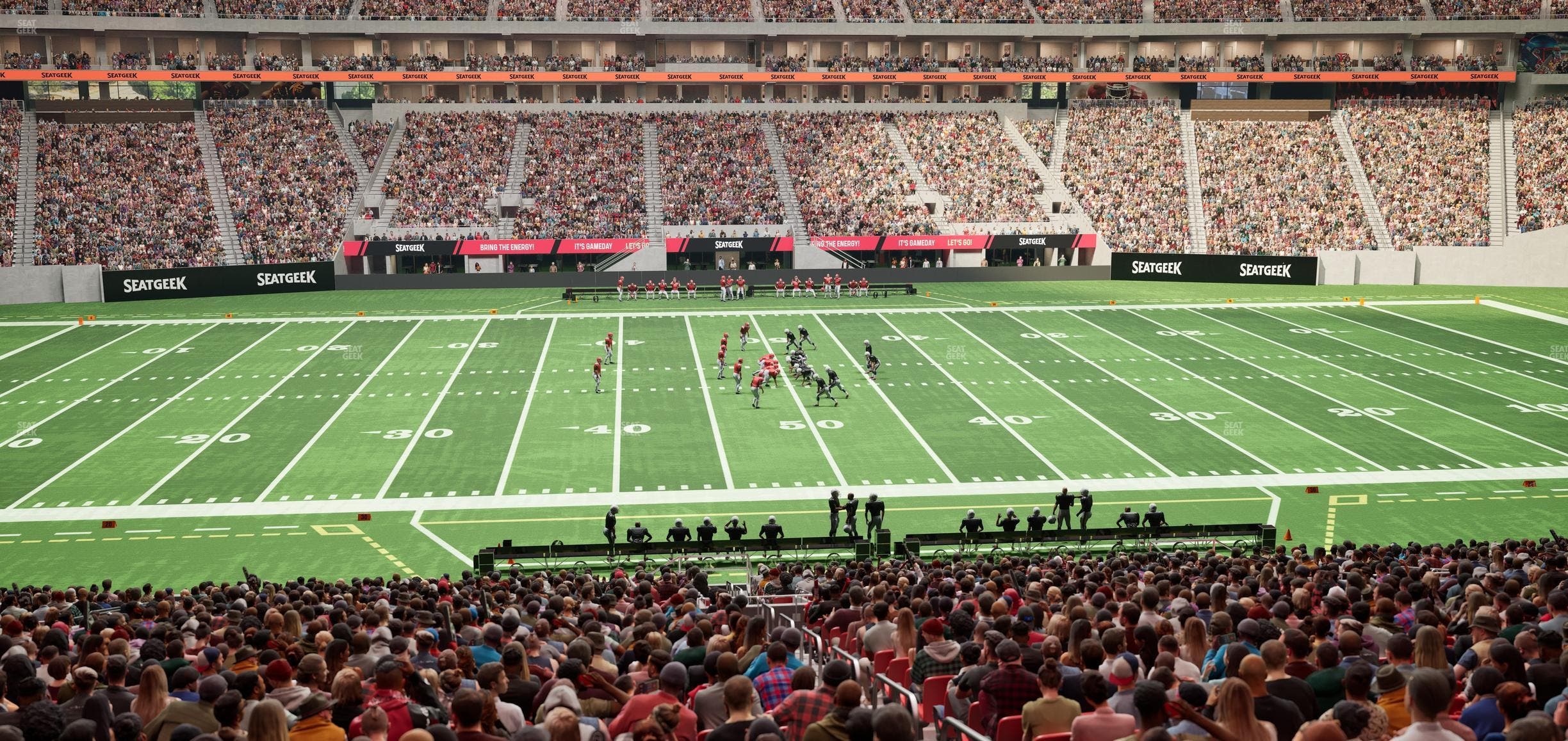 Mercedes-Benz Stadium - Section Gullwing Club 17 Seat View