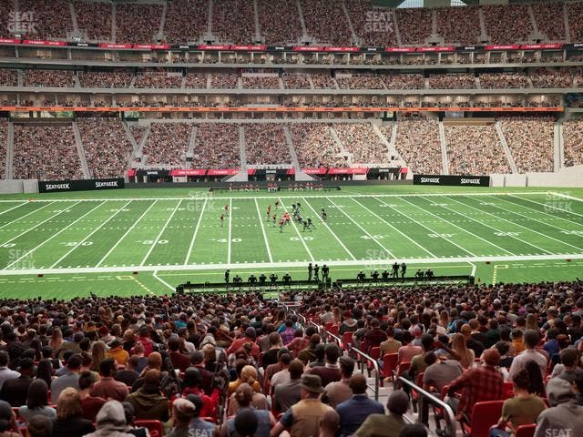 Mercedes-Benz Stadium - Section Gullwing Club 17 Seat View