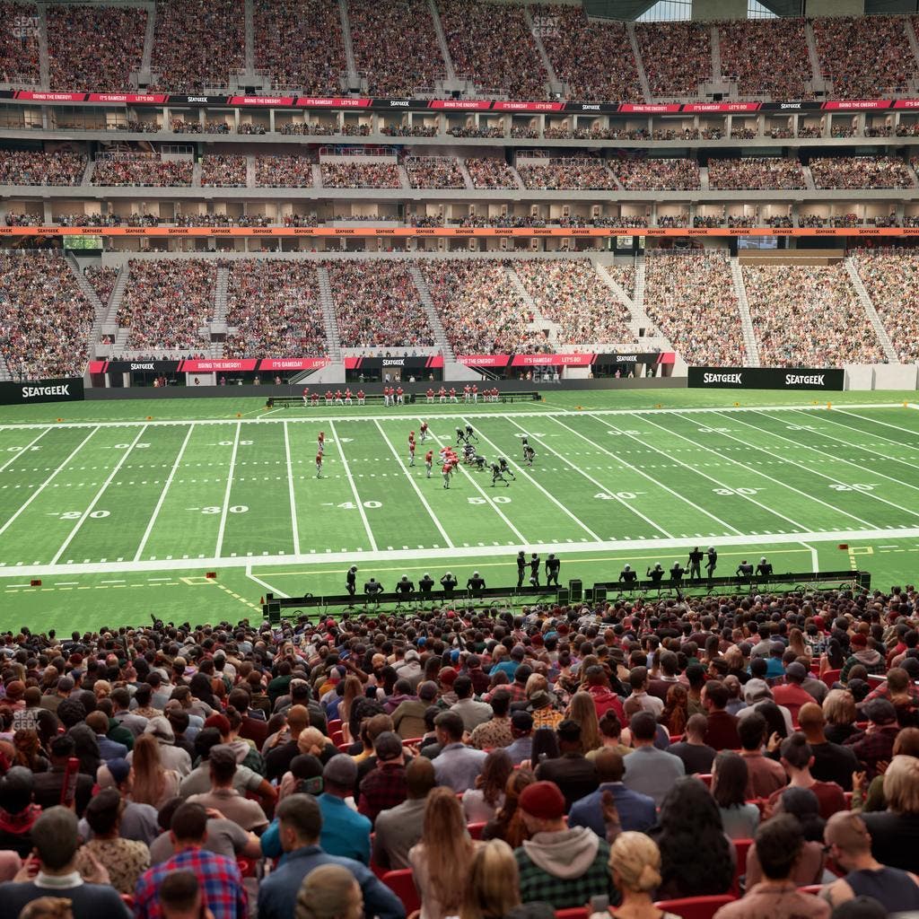 Mercedes-Benz Stadium - Section Gullwing Club 18 Seat View