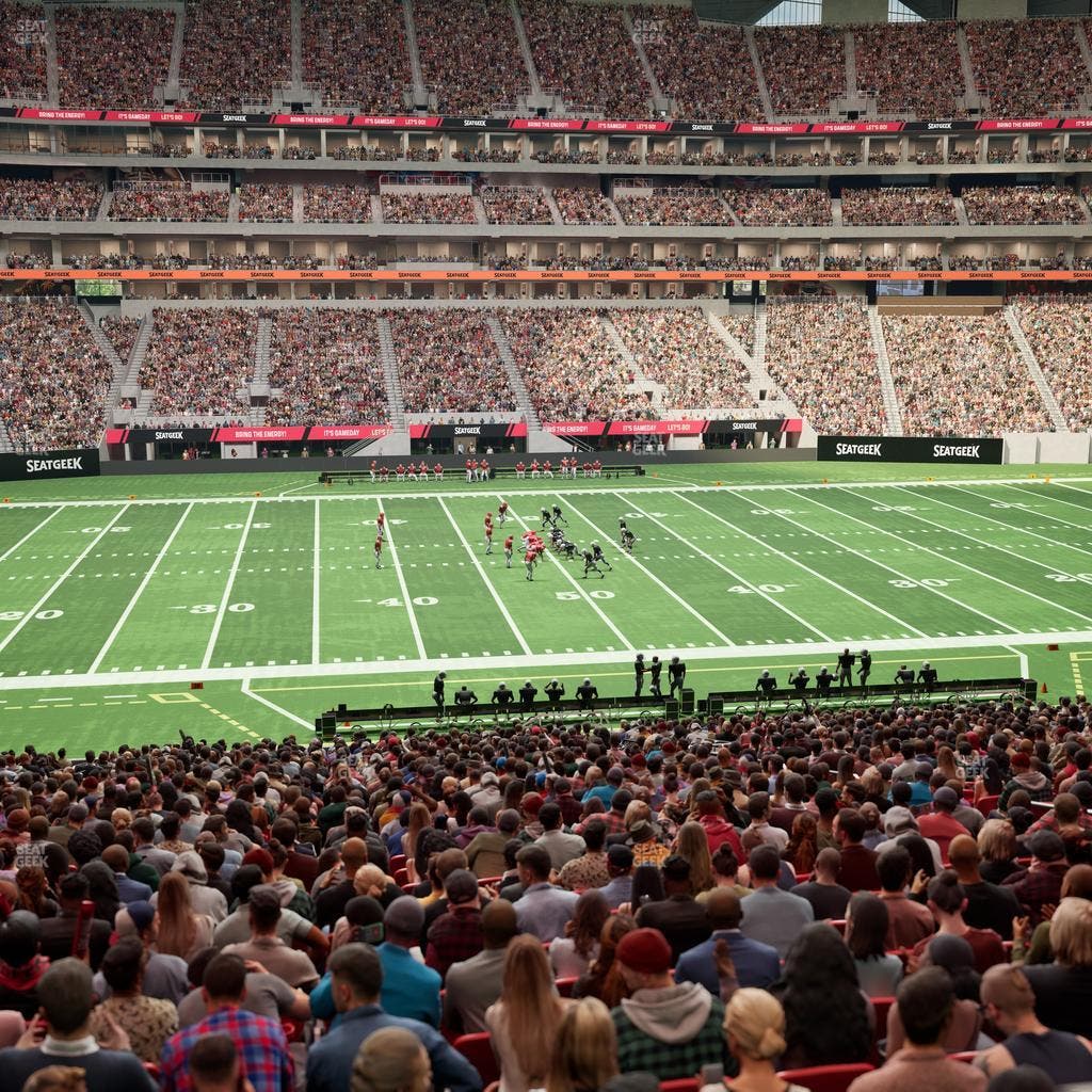 Mercedes-Benz Stadium - Section Gullwing Club 18 Seat View