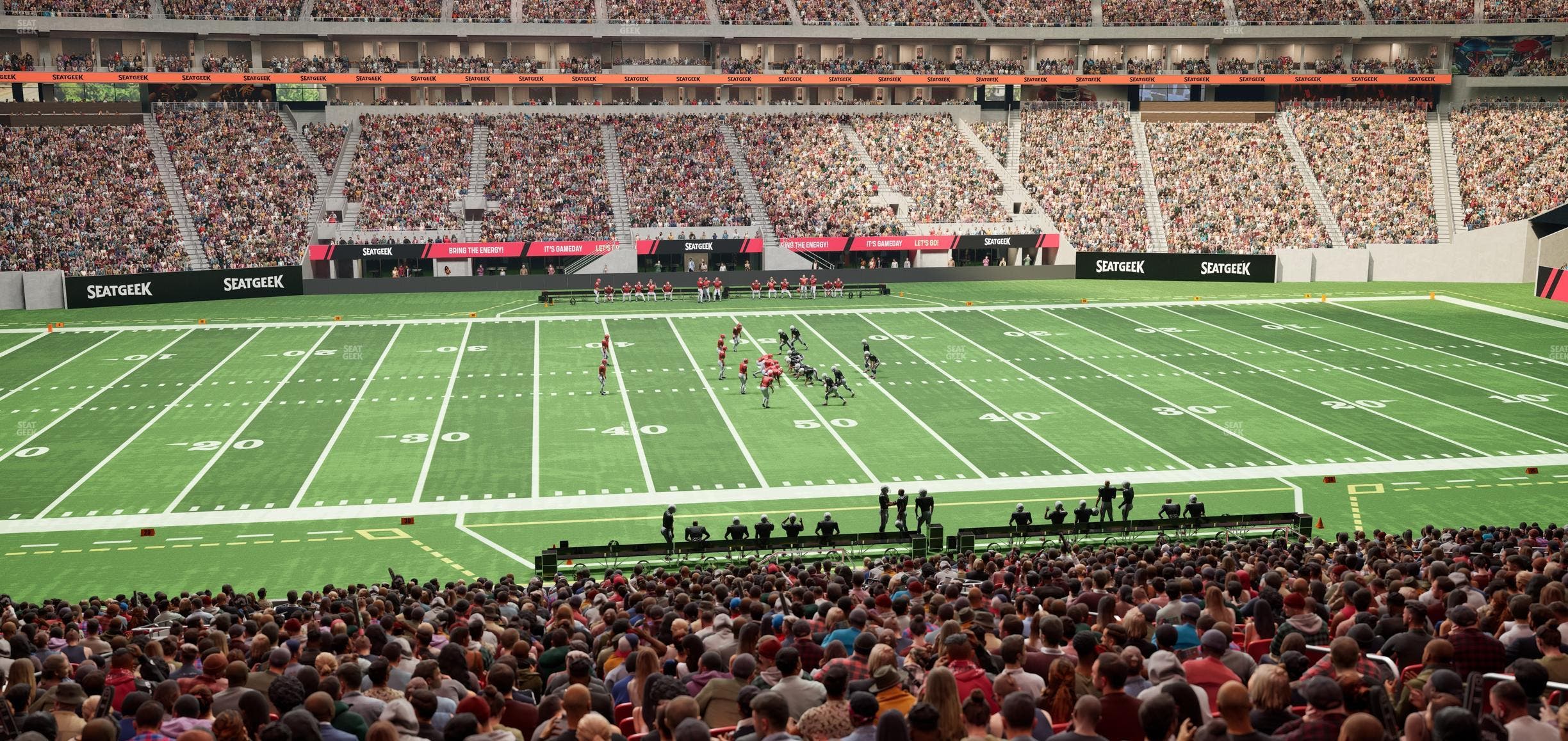Mercedes-Benz Stadium - Section Gullwing Club 18 Seat View