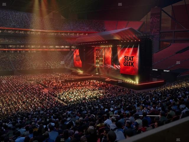 Mercedes-Benz Stadium - Section Gullwing Club 18 Seat View