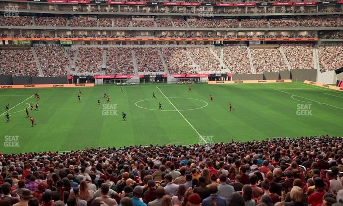 Mercedes-Benz Stadium - Section Gullwing Club 18 Seat View