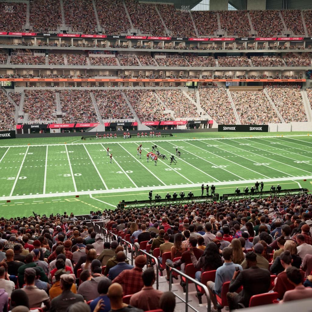 Mercedes-Benz Stadium - Section Gullwing Club 19 Seat View