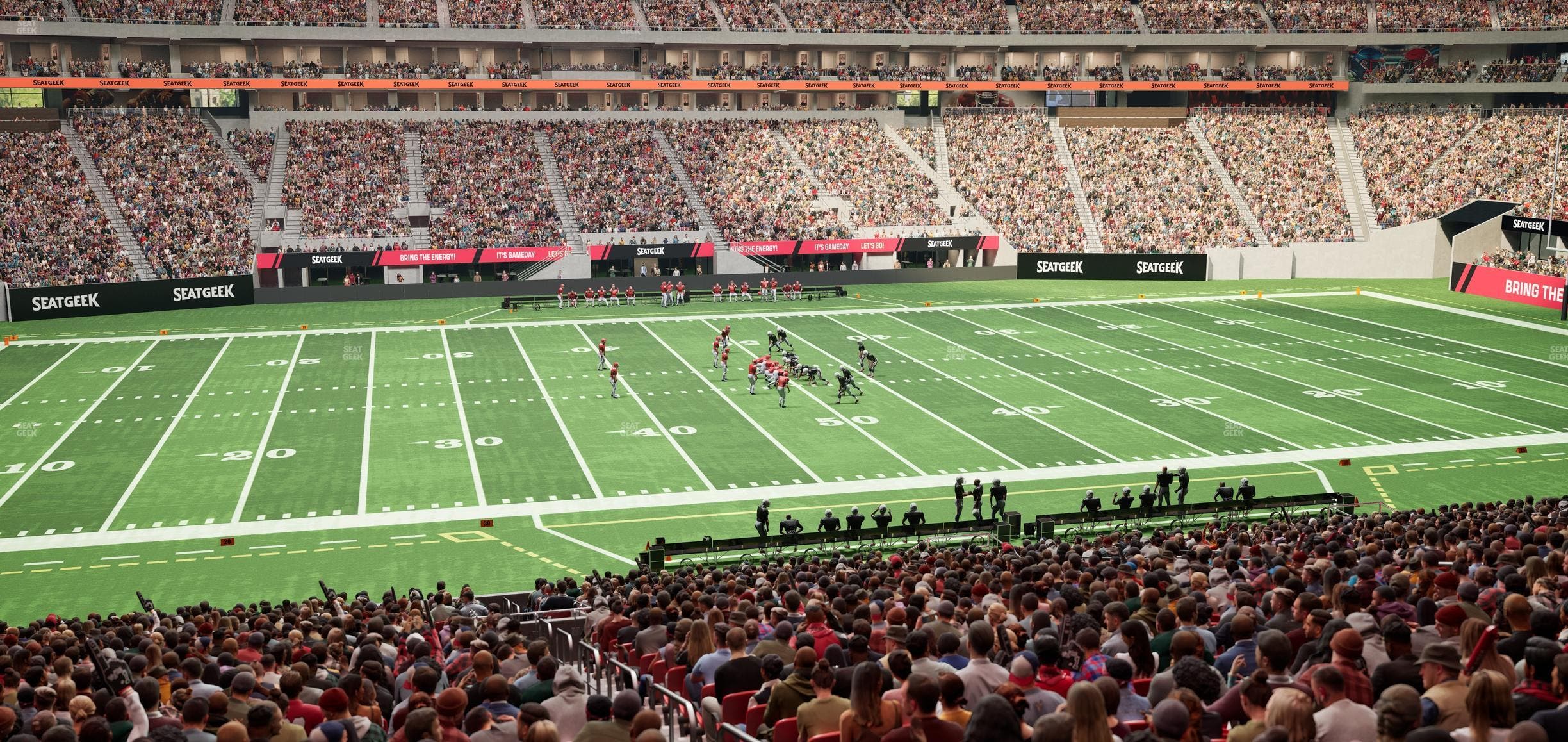Mercedes-Benz Stadium - Section Gullwing Club 19 Seat View