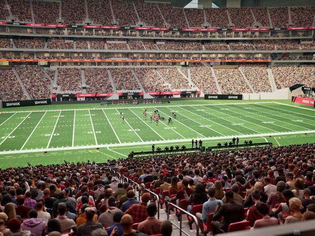 Mercedes-Benz Stadium - Section Gullwing Club 19 Seat View