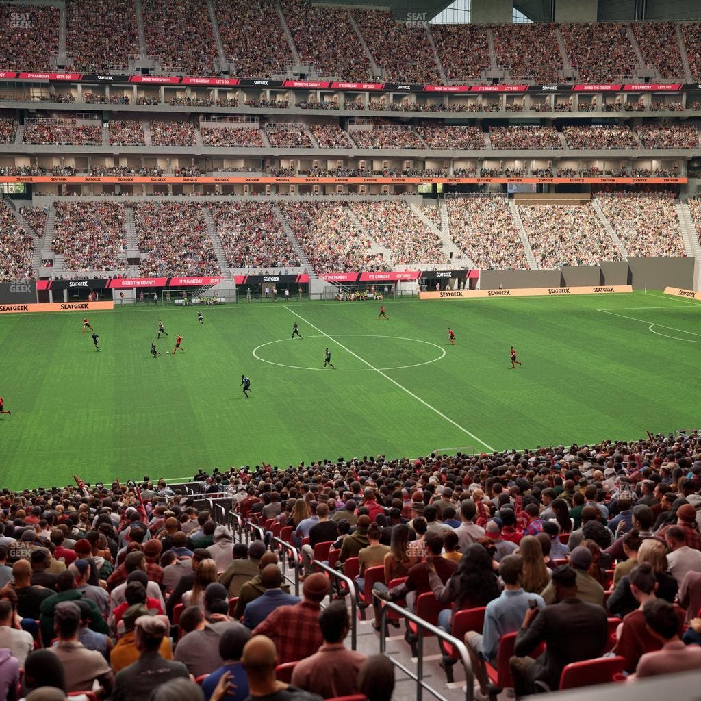 Mercedes-Benz Stadium - Section Gullwing Club 19 Seat View