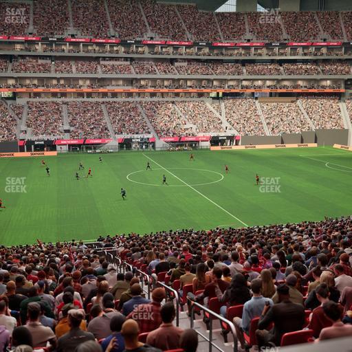 Mercedes-Benz Stadium - Section Gullwing Club 19 Seat View