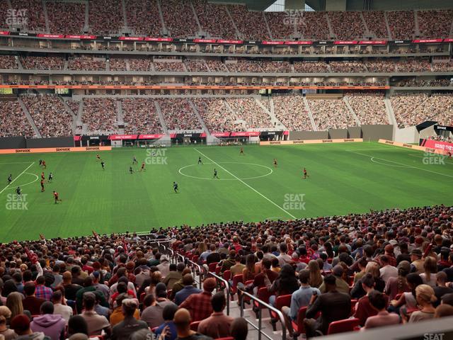 Mercedes-Benz Stadium - Section Gullwing Club 19 Seat View