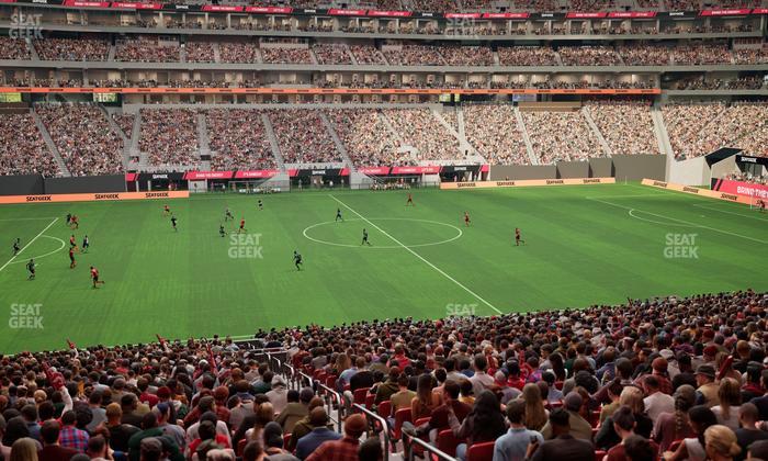 Mercedes-Benz Stadium - Section Gullwing Club 19 Seat View