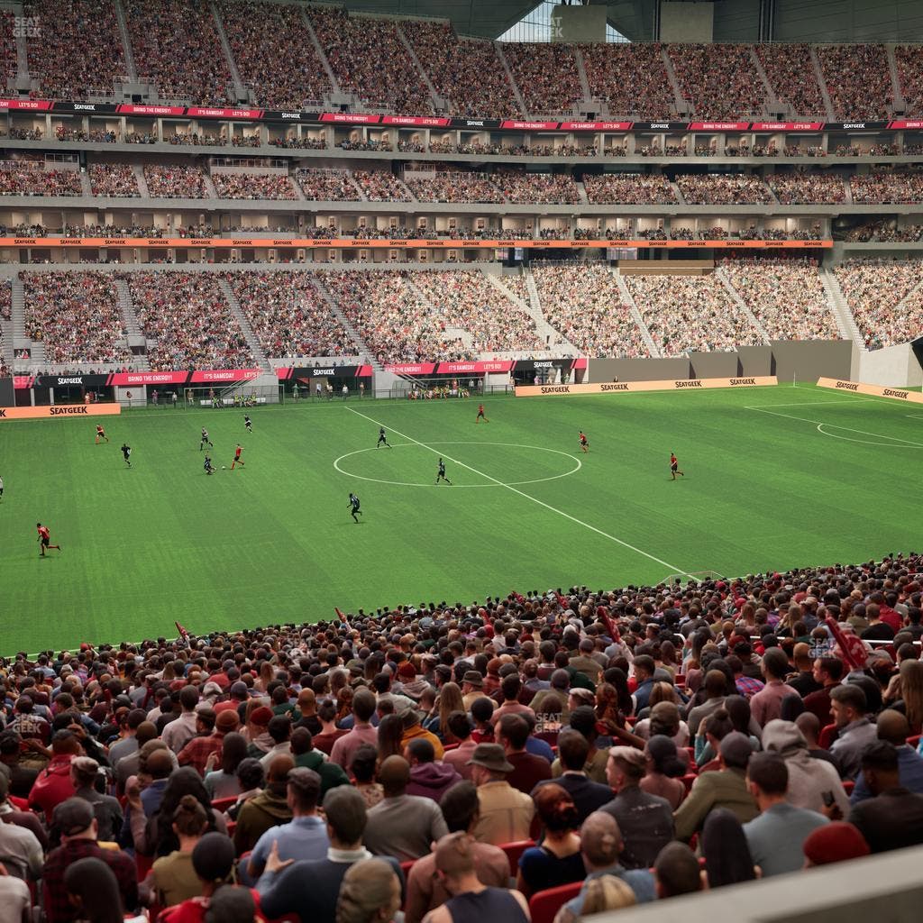 Mercedes-Benz Stadium - Section Gullwing Club 20 Seat View