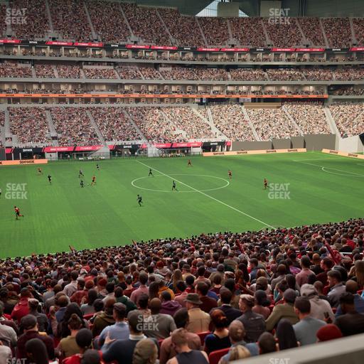 Mercedes-Benz Stadium - Section Gullwing Club 20 Seat View