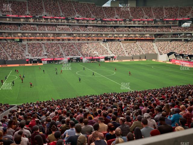 Mercedes-Benz Stadium - Section Gullwing Club 20 Seat View