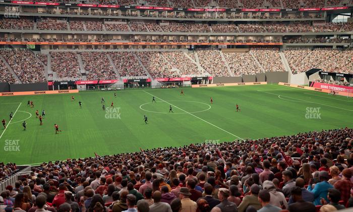 Mercedes-Benz Stadium - Section Gullwing Club 20 Seat View