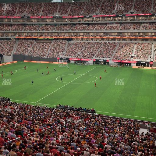 Mercedes-Benz Stadium - Section Gullwing Club 21 Seat View