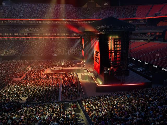 Mercedes-Benz Stadium - Section Gullwing Club 21 Seat View