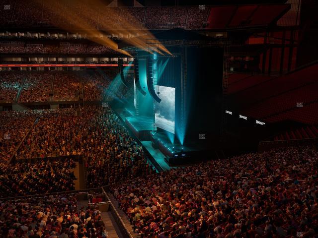 Mercedes-Benz Stadium - Section Gullwing Club 21 Seat View