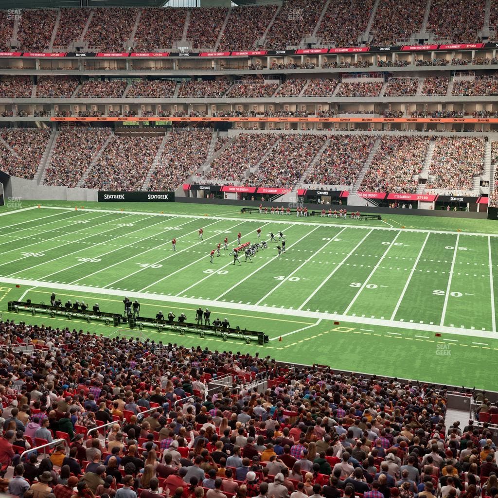 Mercedes-Benz Stadium - Section Gullwing Club 21 Seat View