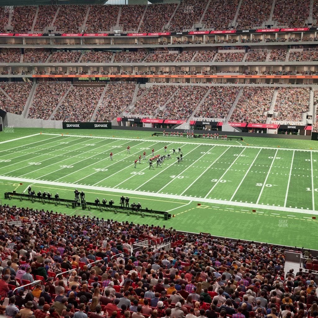 Mercedes-Benz Stadium - Section Gullwing Club 21 Seat View