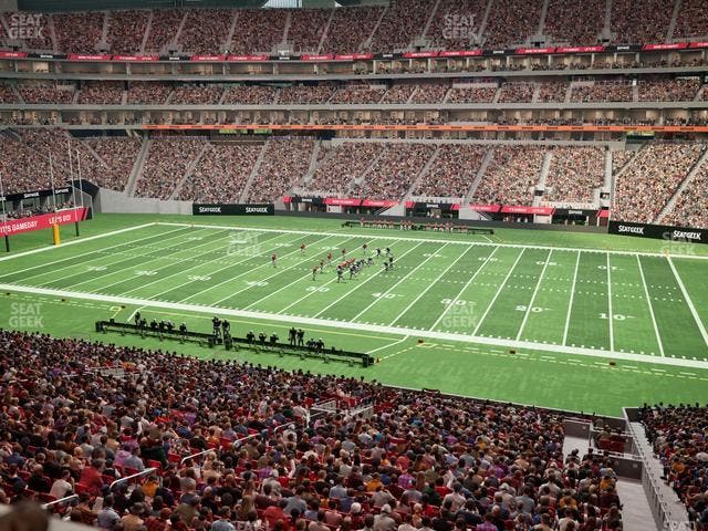 Mercedes-Benz Stadium - Section Gullwing Club 21 Seat View