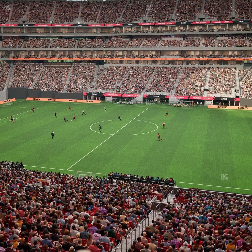 Mercedes-Benz Stadium - Section Gullwing Club 22 Seat View