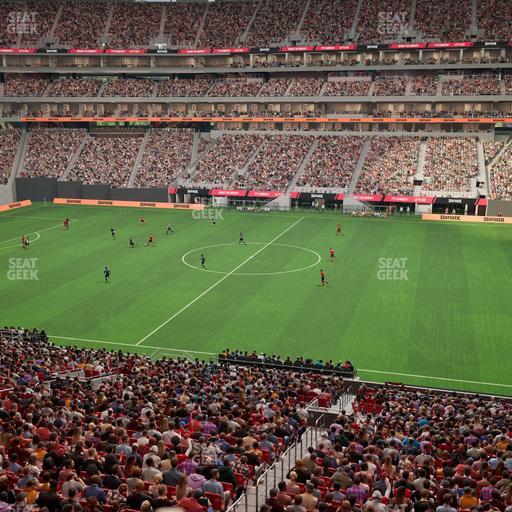 Mercedes-Benz Stadium - Section Gullwing Club 22 Seat View