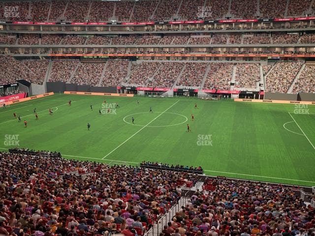 Mercedes-Benz Stadium - Section Gullwing Club 22 Seat View