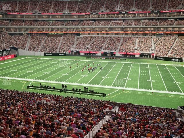 Mercedes-Benz Stadium - Section Gullwing Club 22 Seat View