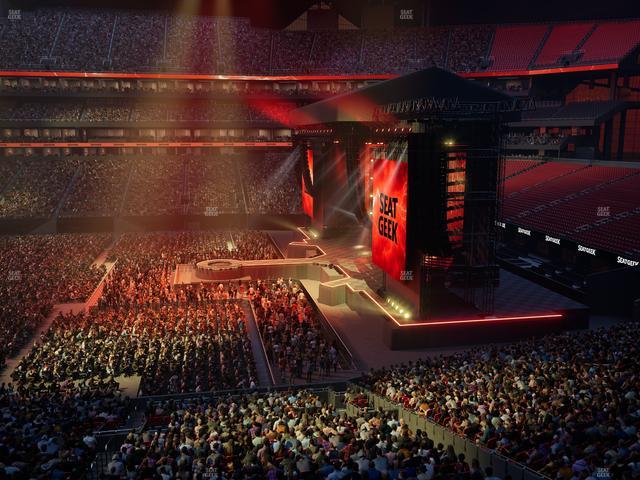 Mercedes-Benz Stadium - Section Gullwing Club 22 Seat View