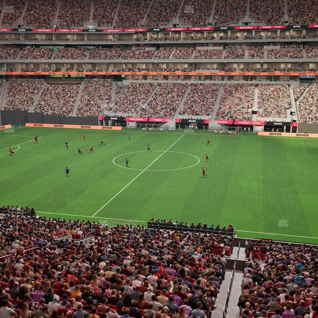 Mercedes-Benz Stadium - Section Gullwing Club 23 Seat View