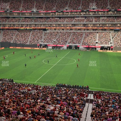 Mercedes-Benz Stadium - Section Gullwing Club 23 Seat View