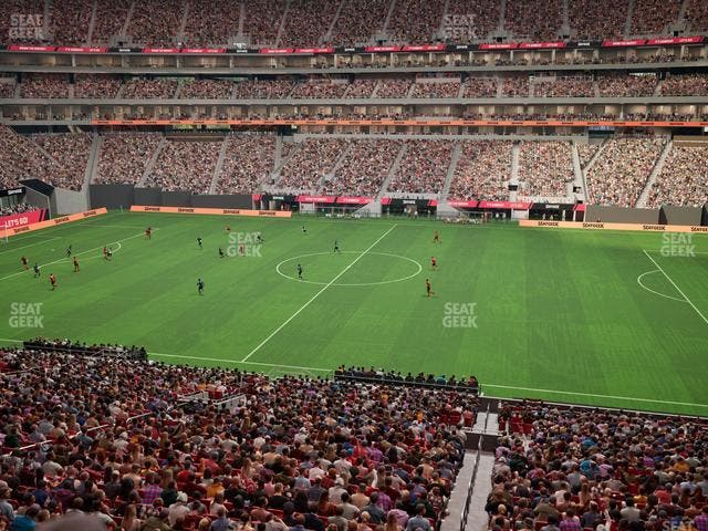 Mercedes-Benz Stadium - Section Gullwing Club 23 Seat View