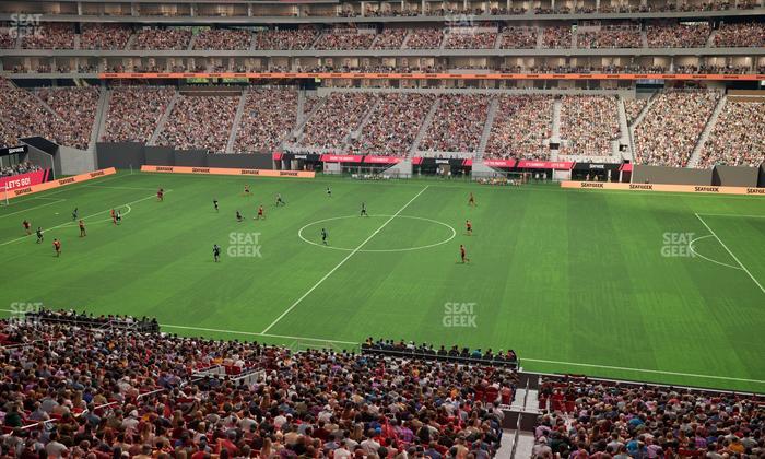 Mercedes-Benz Stadium - Section Gullwing Club 23 Seat View