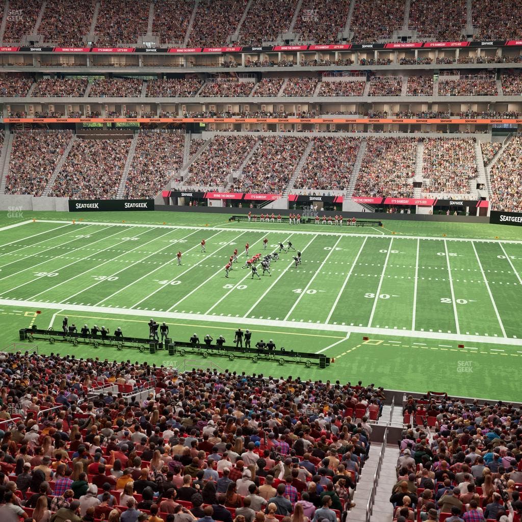 Mercedes-Benz Stadium - Section Gullwing Club 23 Seat View