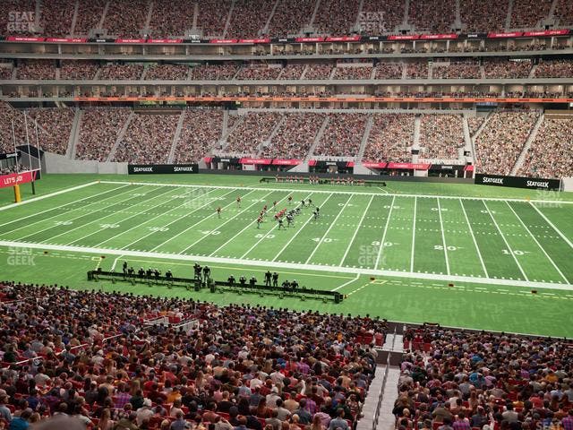 Mercedes-Benz Stadium - Section Gullwing Club 23 Seat View