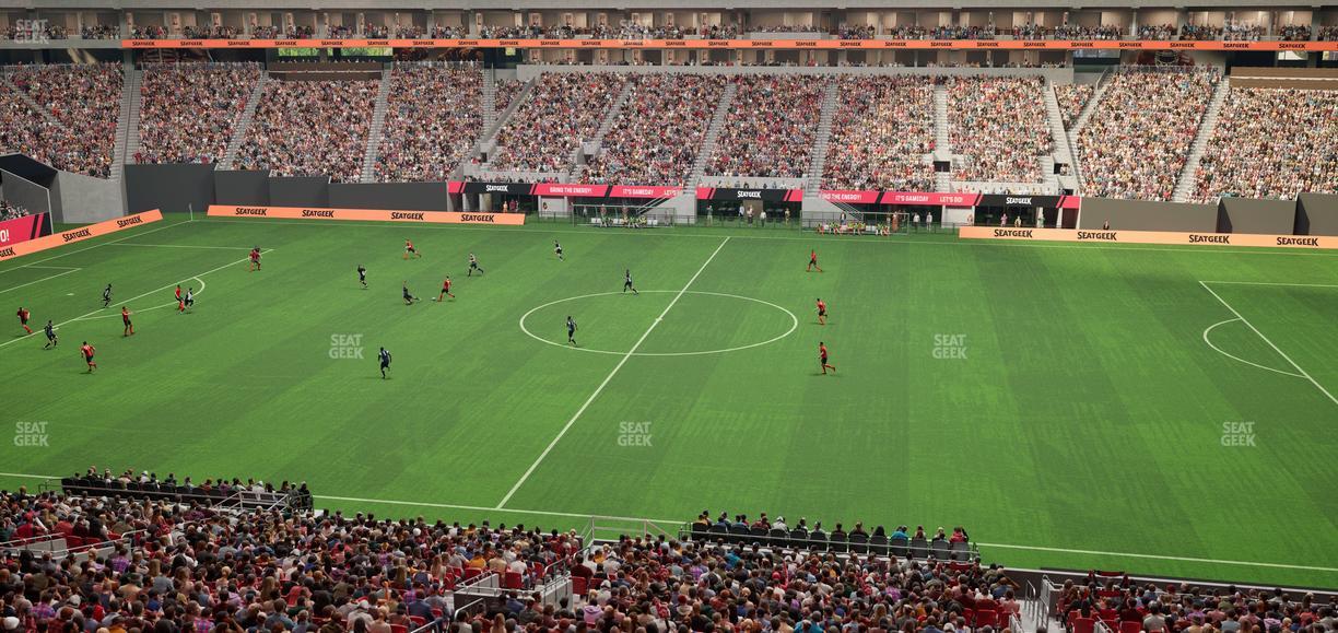 Mercedes-Benz Stadium - Section Gullwing Club 24 Seat View