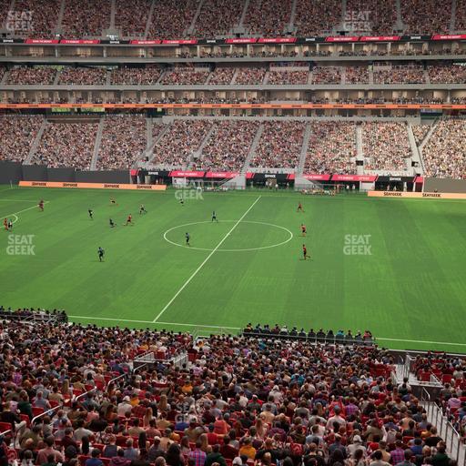 Mercedes-Benz Stadium - Section Gullwing Club 24 Seat View