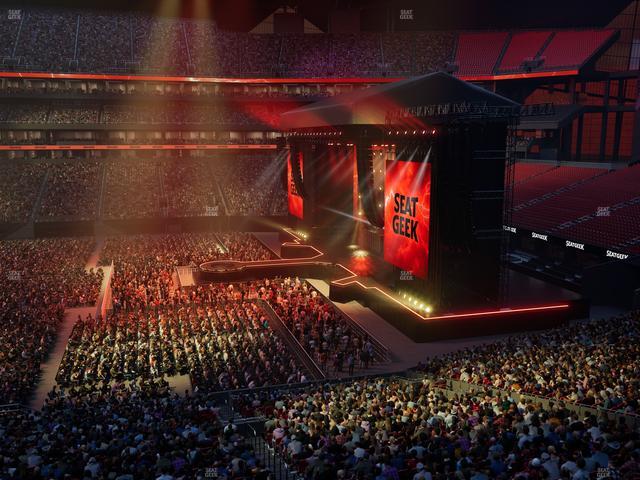 Mercedes-Benz Stadium - Section Gullwing Club 24 Seat View