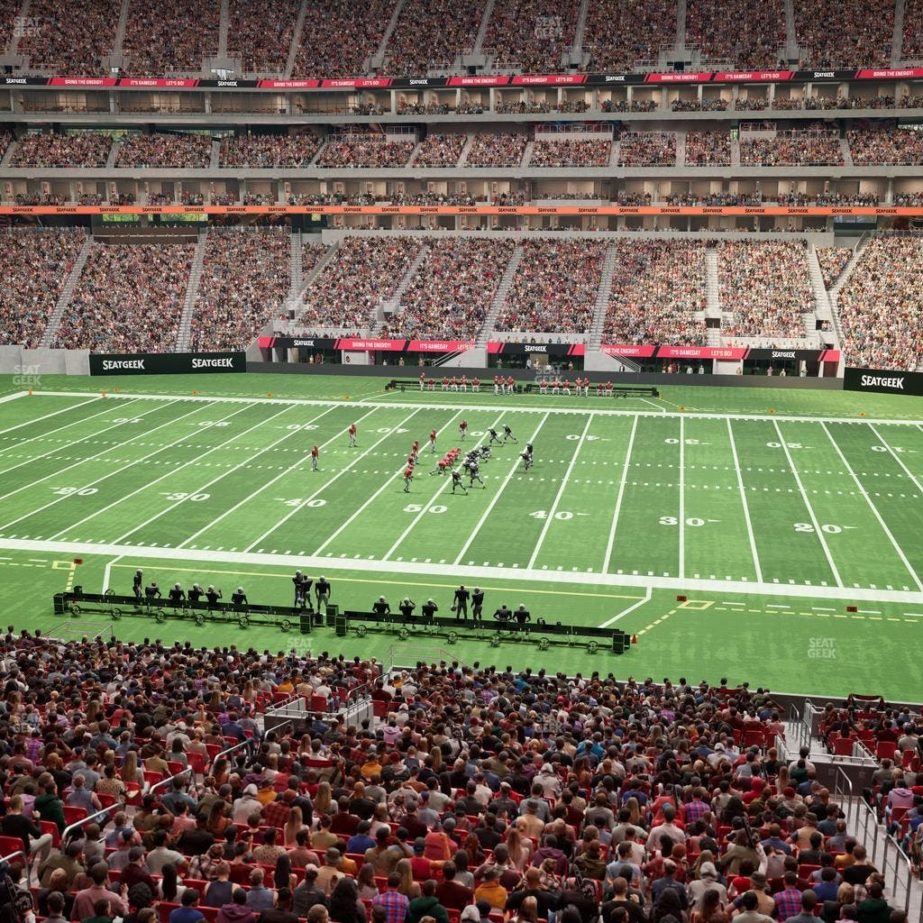 Mercedes-Benz Stadium - Section Gullwing Club 24 Seat View