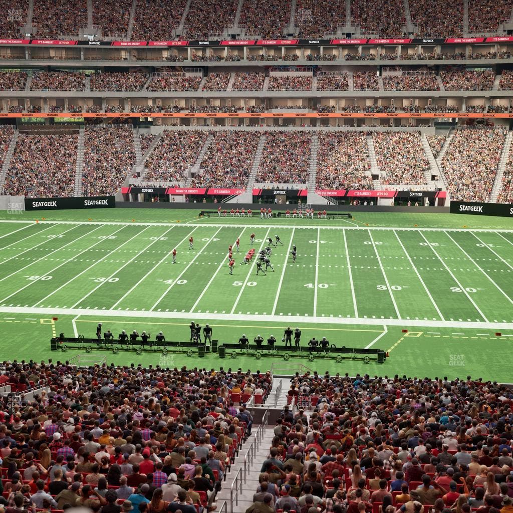 Mercedes-Benz Stadium - Section Gullwing Club 25 Seat View