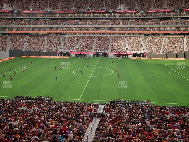 Mercedes-Benz Stadium - Section Gullwing Club 25 Seat View